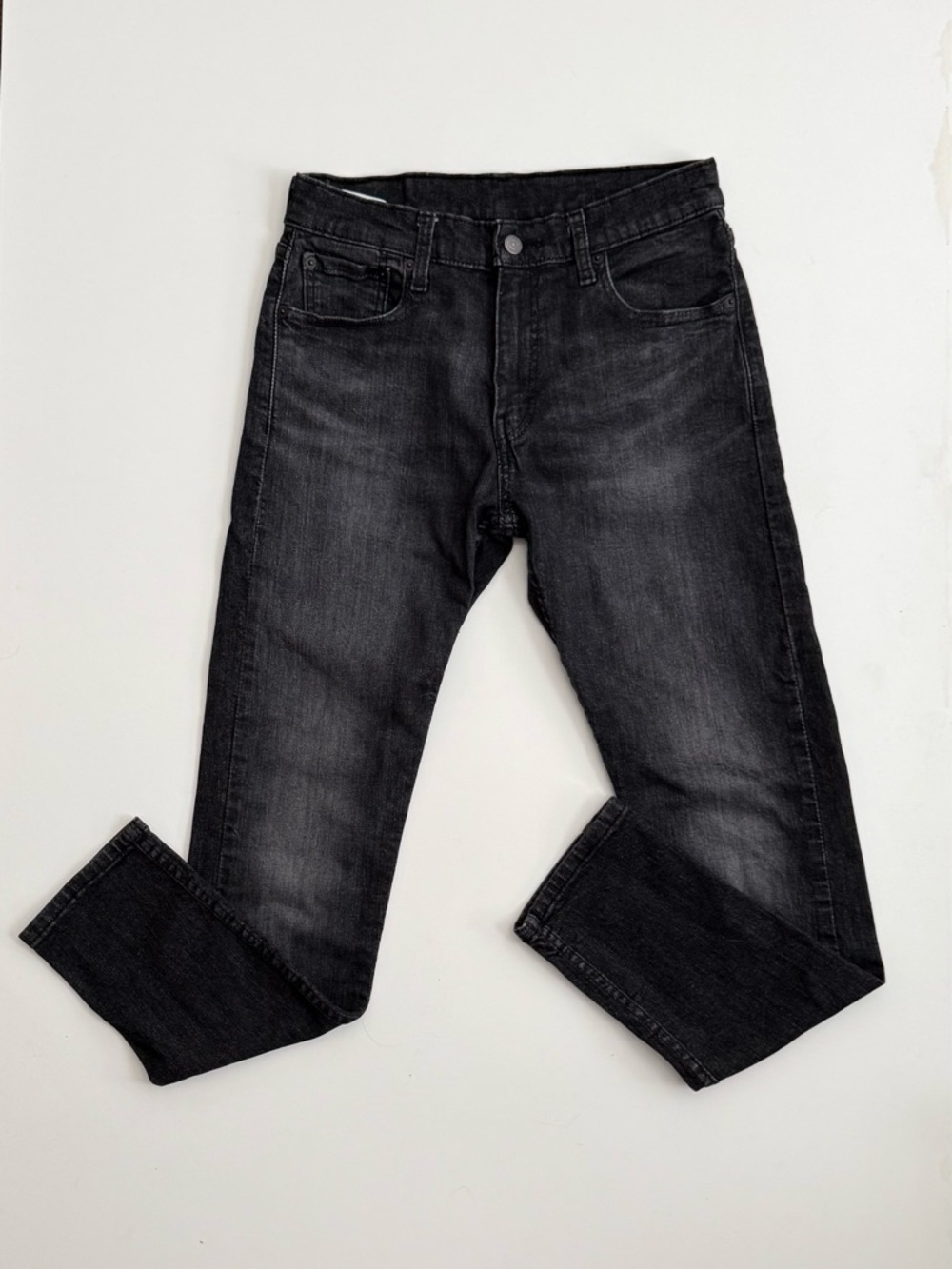 Levi's 512 Slim Taper Faded Black 30/30 Unisex Boyfriend Fit